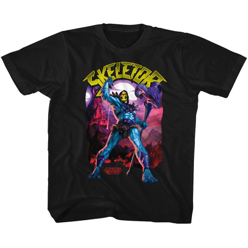 Masters Of The Universe Skeletor Black Toddler T-Shirt