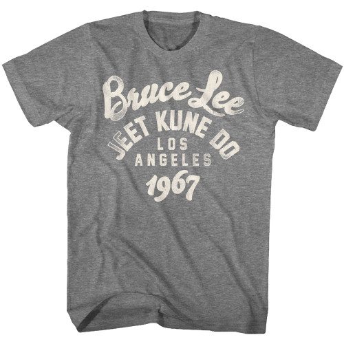 Bruce Lee Be Water '67 Graphite Heather Adult T-Shirt