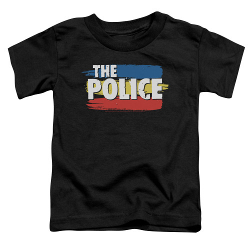 The Police Three Stripes Logo S/S Toddler T-Shirt Black The Police Three Stripes Logo S/S Toddler T-Shirt Black