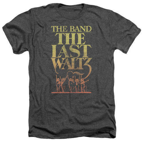 The Band The Last Waltz Adult Heather T-Shirt Charcoal