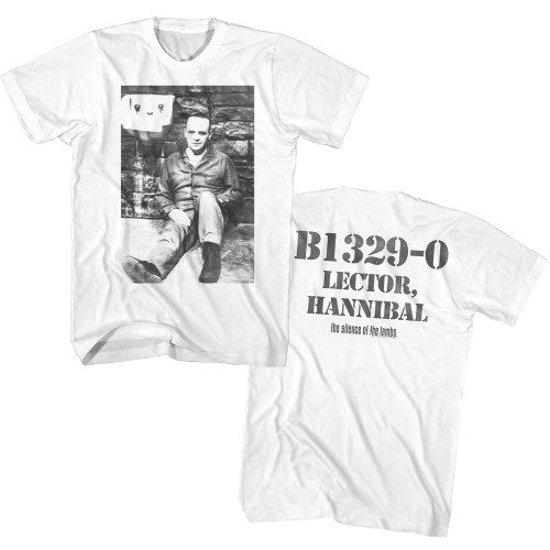 Silence Of The Lambs B1329-0 White Adult T-Shirt