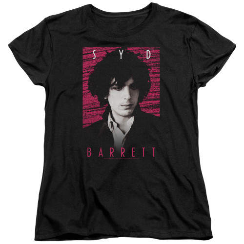 Syd Barrett Pink Floyd Syd S/S Women's T-Shirt Black