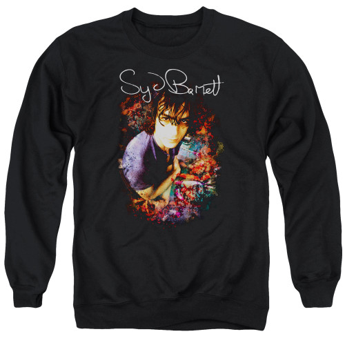 Syd Barrett Pink Floyd Madcap Syd Adult Crewneck Sweatshirt Black