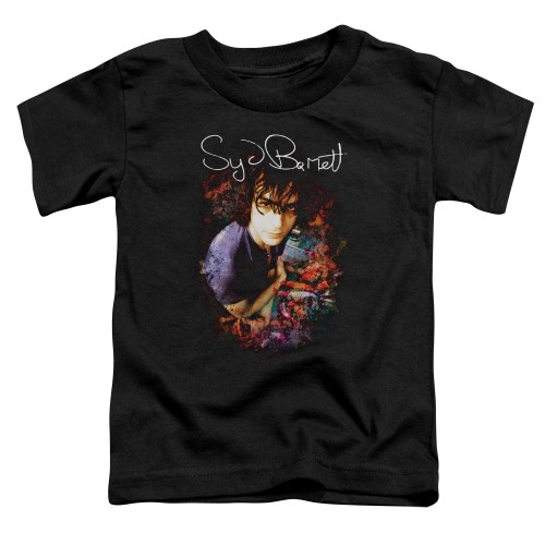 Syd Barrett Pink Floyd Madcap Syd S/S Toddler T-Shirt Black