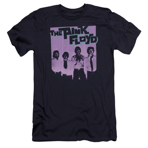 Pink Floyd Paint Box Premium Adult 30/1 T-Shirt Navy