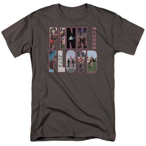 Pink Floyd Cover Adult 18/1 T-Shirt Charcoal