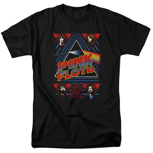 Pink Floyd Dark Side Adult 18/1 T-Shirt Black