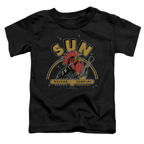 Sun Records Rocking Rooster S/S Toddler T-Shirt Black