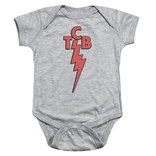 Elvis Presley TCB Baby Onesie T-Shirt Athletic Heather