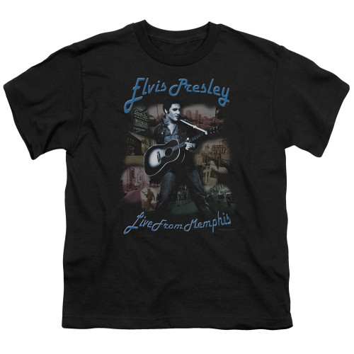 Elvis Presley Memphis Youth T-Shirt Black