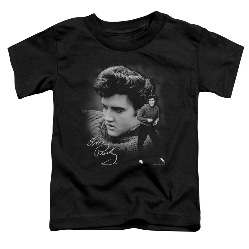 Elvis Presley Sweater Toddler T-Shirt Black