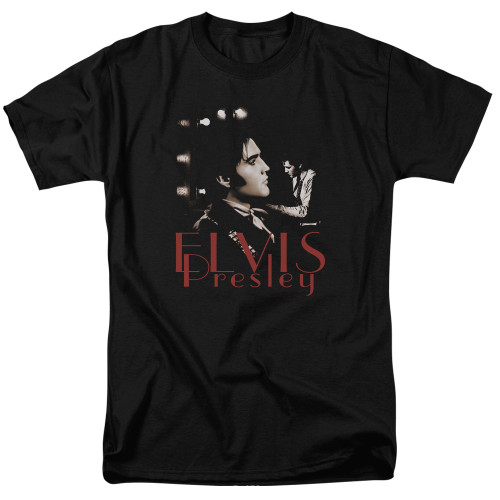Elvis Presley Memories Adult 18/1 T-Shirt Black