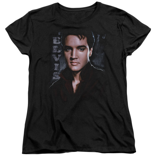 Elvis Presley Tough Women's T-Shirt Black