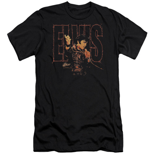 Elvis Presley Take My Hand Premium Adult 30/1 T-Shirt Black