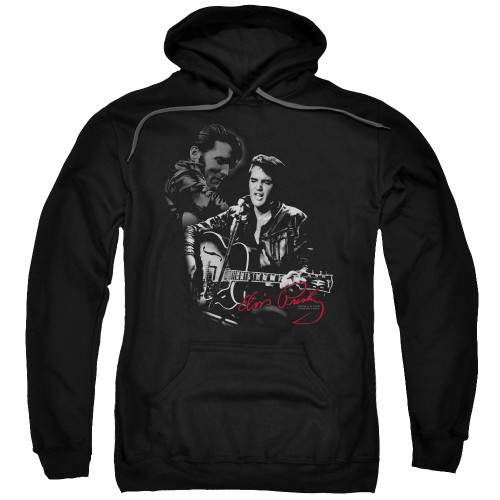 Elvis Presley Show Stopper Adult Pullover Hoodie Sweatshirt Black