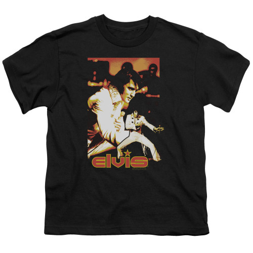 Elvis Presley Showman Youth T-Shirt Black