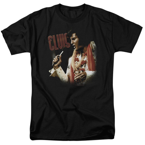 Elvis Presley Soulful Adult 18/1 T-Shirt Black