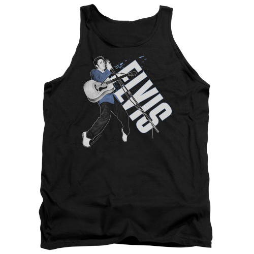 Elvis Presley On His Toes Adult Tank Top T-Shirt Black