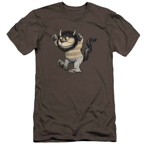 Where The Wild Things Are Carol Premium S/S Adult 30/1 T-Shirt Charcoal