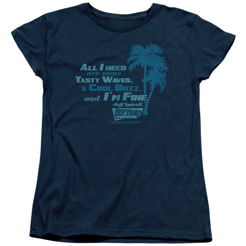 Fast Times at Ridgemont High All I Need S/S Women's T-Shirt Navy