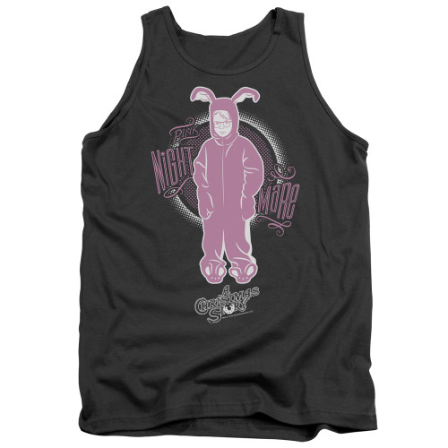 A Christmas Story Pink Nightmare Adult Tank Top T-Shirt Charcoal