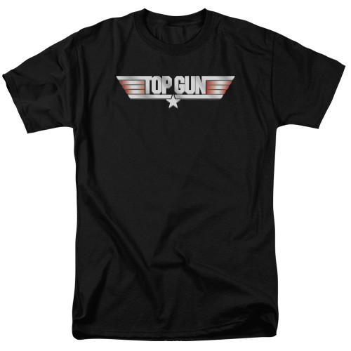 Top Gun Logo S/S Adult 18/1 T-Shirt Black