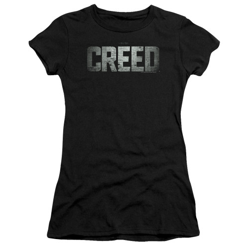 Creed Logo Junior Women's Sheer T-Shirt Black