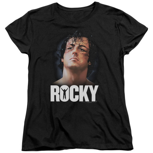 Rocky The Champ Women's T-Shirt Black