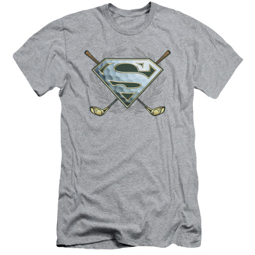 Superman Fore! Adult 30/1 T-Shirt Athletic Heather