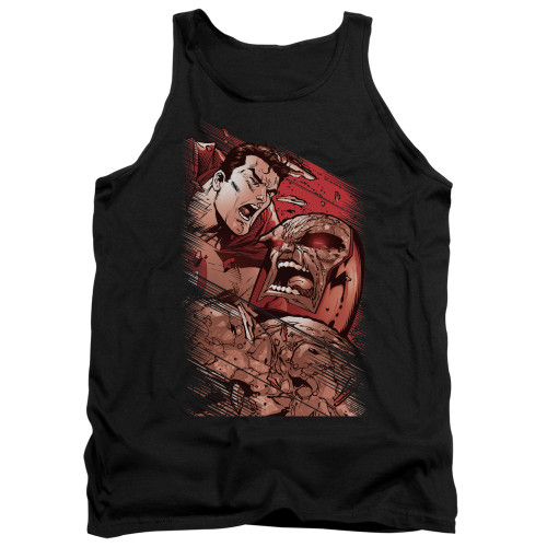 Superman Supes Vs Darkseid Adult Tank Top T-Shirt Black