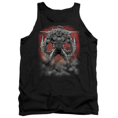 Superman Doomsday Dust Adult Tank Top T-Shirt Black