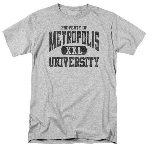 Superman Property Of MU Adult 18/1 T-Shirt Athletic Heather