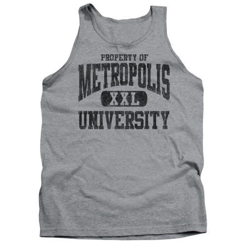 Superman Property Of MU Adult Tank Top T-Shirt Athletic Heather Superman Property Of MU Adult Tank Top T-Shirt Athletic Heather