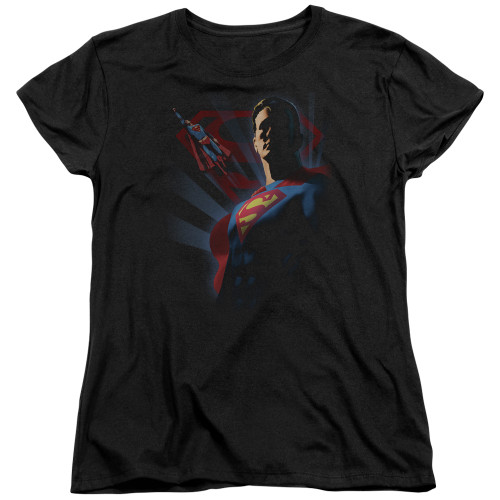 Superman Super Deco Women's T-Shirt Black