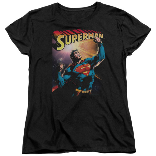 Superman Victory Women's T-Shirt Black