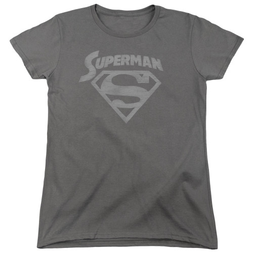 Superman Super Arch Women's T-Shirt Charcoal