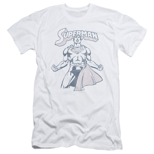 Superman Get Some Adult 30/1 T-Shirt White