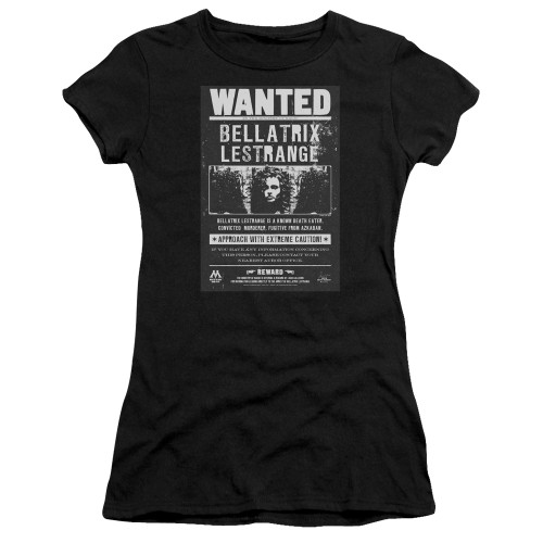 Harry Potter Wanted Bellatrix Junior Women's T-Shirt Black