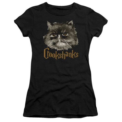 Harry Potter Crookshanks Junior Women's T-Shirt Black