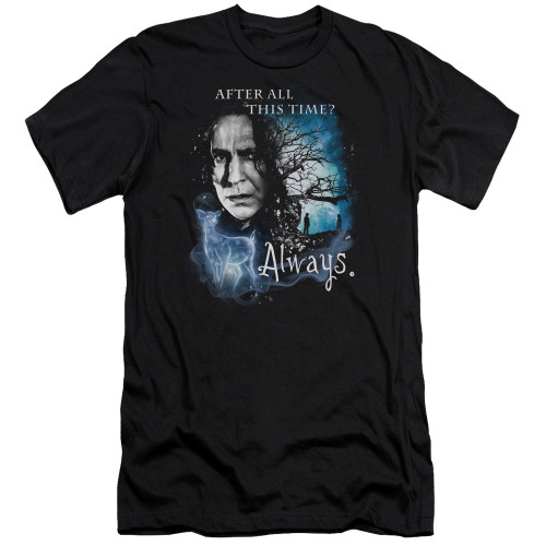 Harry Potter Always Premium Adult 30/1 T-Shirt Black