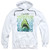 Jaws Da Dum Adult Pullover Hoodie Sweatshirt White