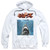 Jaws Japanese Poster Adult Pullover Hoodie Sweatshirt White