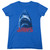 Jaws From Below Women's T-Shirt Royal Blue