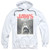 Jaws Classic Fear Adult Pullover Hoodie Sweatshirt White