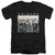 Friends Lunch Break Adult V-Neck T-Shirt 30/1 Black