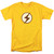The Flash Kid The Flash Logo Adult 18/1 T Shirt Yellow
