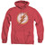 The Flash Season 4 Logo Adult Heather Hoodie Sweatshirt Red