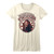 Janis Joplin Nouveau Circle Natural Junior Women's T-Shirt