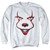 IT Chapter Two Smile Adult Crewneck Sweatshirt White