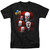 IT 1990 Many Faces Of Pennywise Adult 18/1 T-Shirt Black